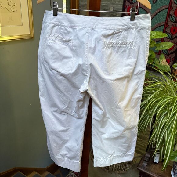 Y2K Old Navy Chino Capris 14 – 100% Cotton Off‑White / Cream - Picture 5 of 8